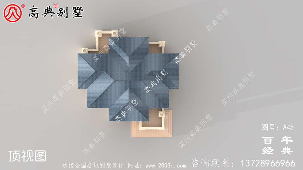 农村欧式三层别墅设计图 三层农村建筑师设计图