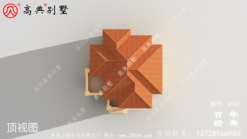 乡村三层带车库楼房别墅设计图纸_三层别墅施工图设计