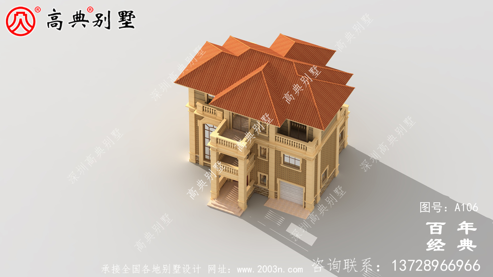 新农村三层自建房设计图纸_农村住宅设计图纸