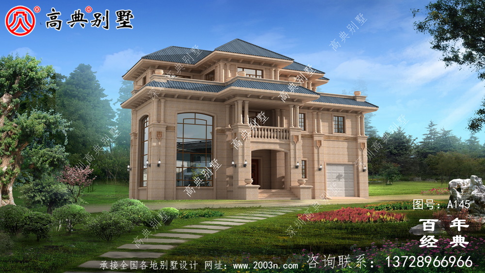 农村三层带阳台小别墅设计图_农村自建住宅设计图 农村三层带阳台小别墅设计图_农村自建住宅设计图
