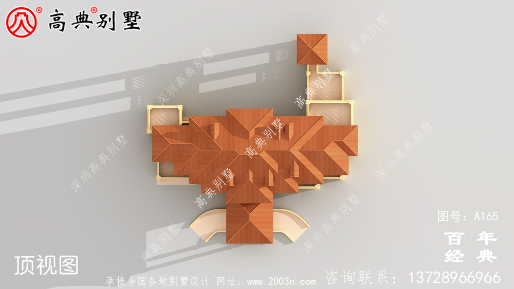 豪华大气的三层独栋小别墅设计图纸及效果图 房屋设计图
