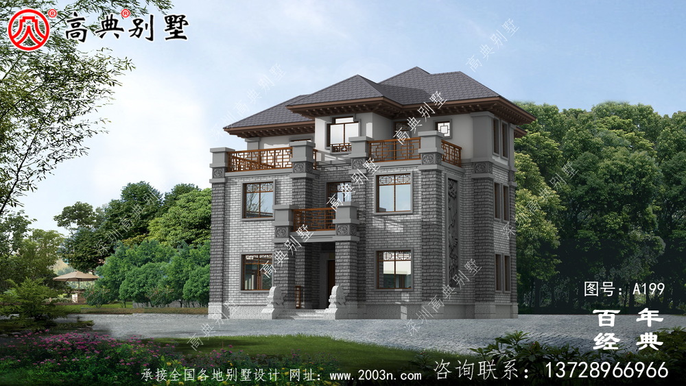 三层框架结构抗震小别墅设计图纸_农村自建房设计图 三层框架结构抗震小别墅设计图纸_农村自建房设计图