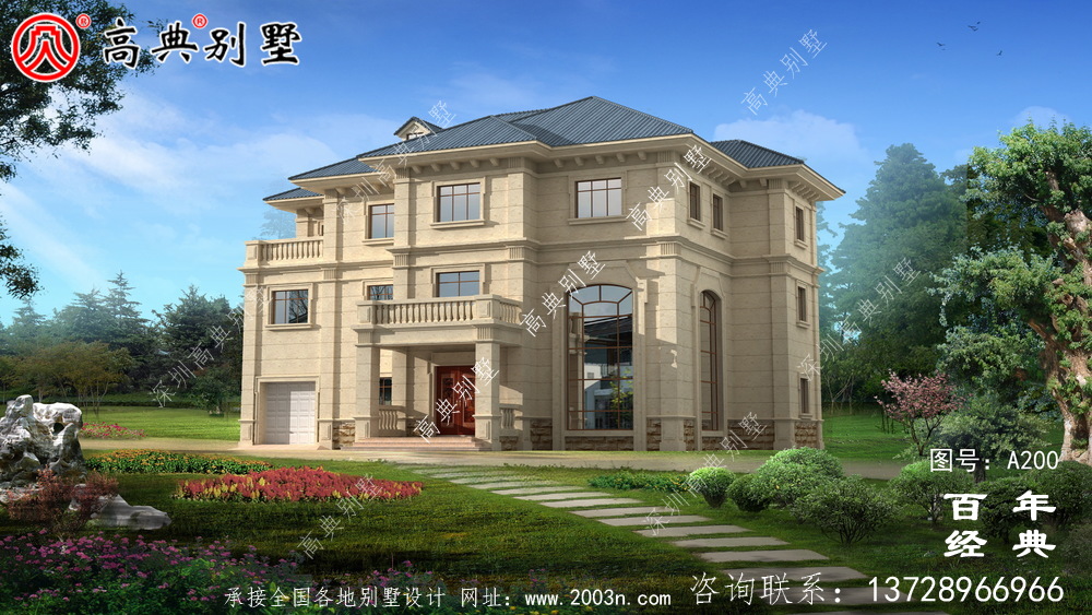 欧洲别墅三层设计图纸_乡村自建设计图纸 欧洲别墅三层设计图纸_乡村自建设计图纸