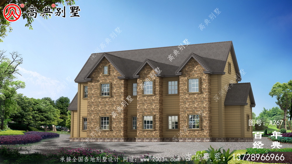 簡易兩層鄉村自建房設計圖_農村房屋設計圖