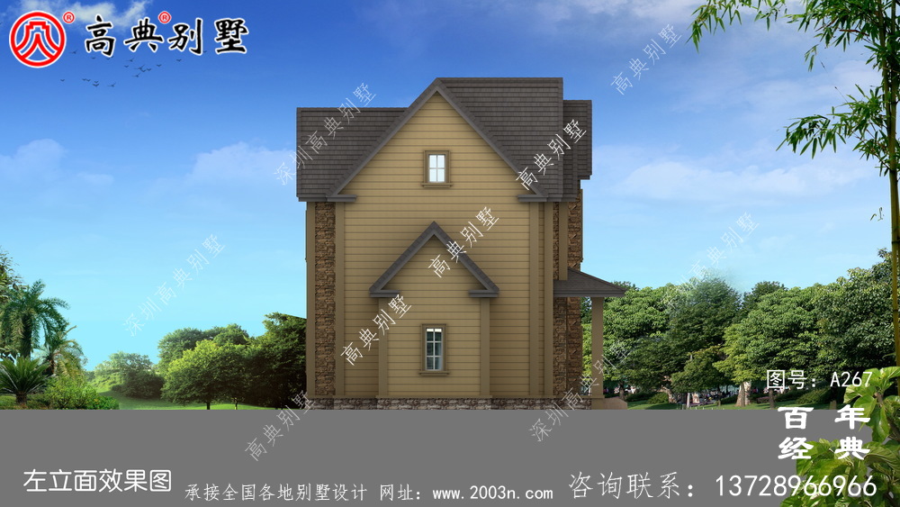 簡易兩層鄉村自建房設計圖_農村房屋設計圖