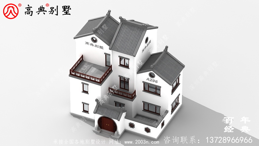 新农村建设三层带阳台自建别墅工程图纸_别墅设计图纸,三层带阳台独栋别墅 新农村建设三层带阳台自建别墅工程图纸_别墅设计图纸,三层带阳台独栋别墅