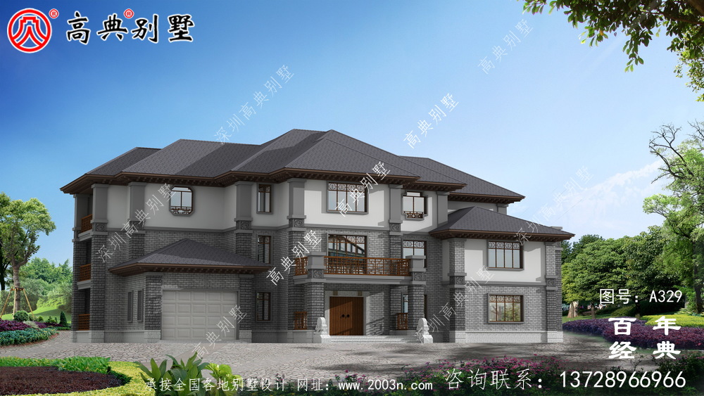 乡村三层带露台建造房屋设计图_别墅施工图,农村房屋设计图 乡村三层带露台建造房屋设计图_别墅施工图,农村房屋设计图