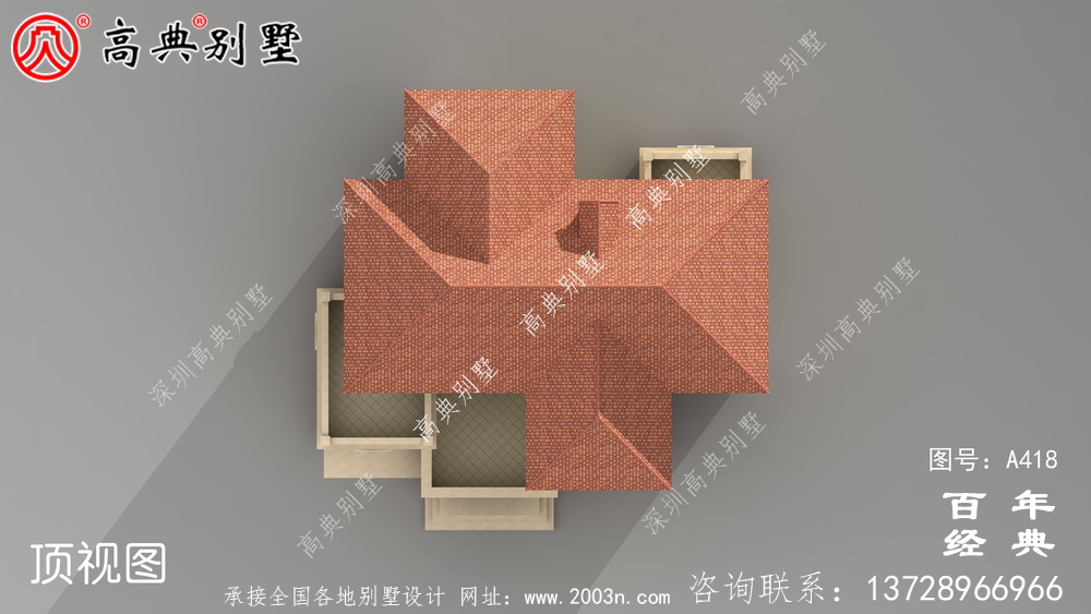 三層帶露臺(tái)車庫(kù)新農(nóng)村別墅設(shè)計(jì)圖及效果圖_別墅設(shè)計(jì)圖、農(nóng)村住宅設(shè)計(jì)圖