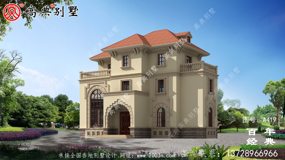 鄉(xiāng)村三樓別墅設(shè)計(jì)圖紙及施工圖   別墅設(shè)計(jì)圖紙、農(nóng)村住宅設(shè)計(jì)圖紙