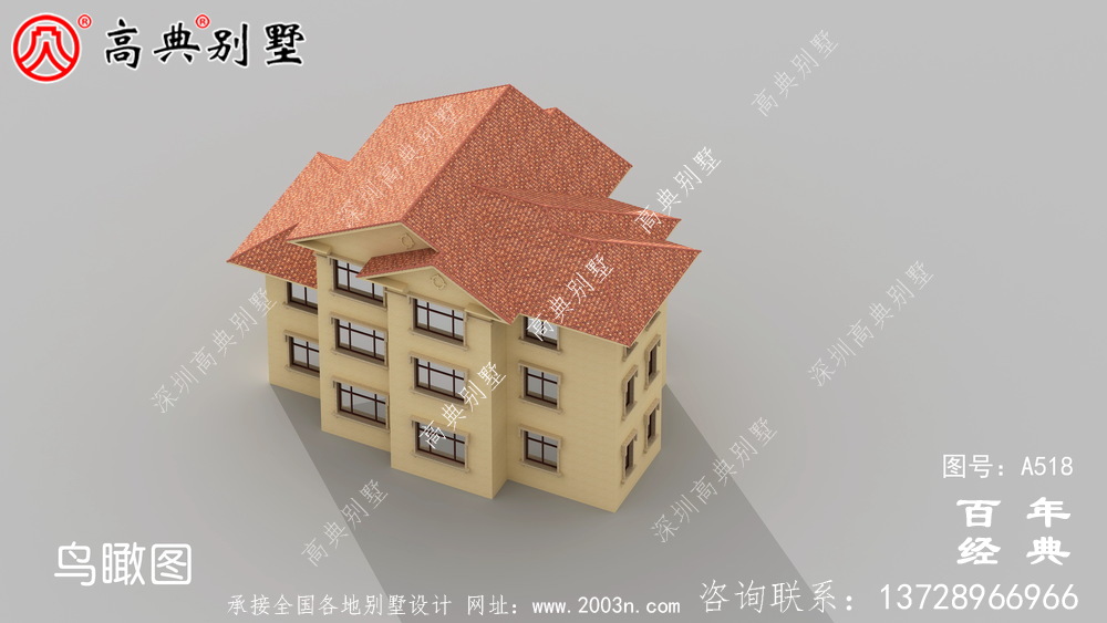 新農村三層住宅推薦方案_別墅設計圖紙,農村房屋設計圖,農村自建房設計