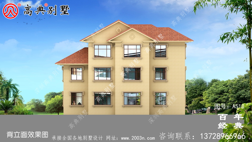新農村三層住宅推薦方案_別墅設計圖紙,農村房屋設計圖,農村自建房設計