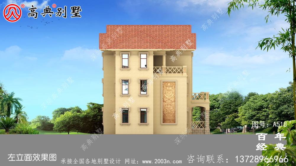 新農村三層住宅推薦方案_別墅設計圖紙,農村房屋設計圖,農村自建房設計