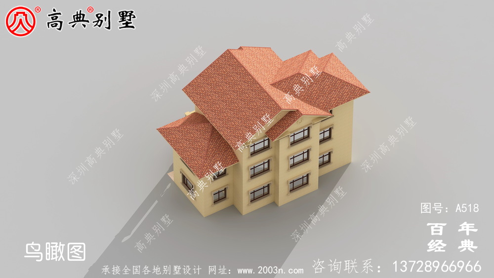 新農村三層住宅推薦方案_別墅設計圖紙,農村房屋設計圖,農村自建房設計