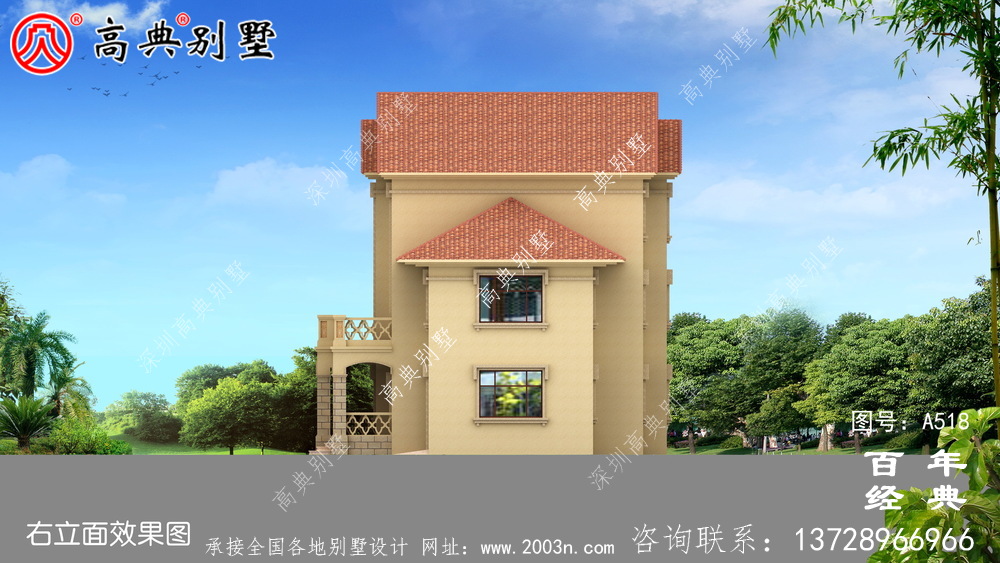 新農村三層住宅推薦方案_別墅設計圖紙,農村房屋設計圖,農村自建房設計