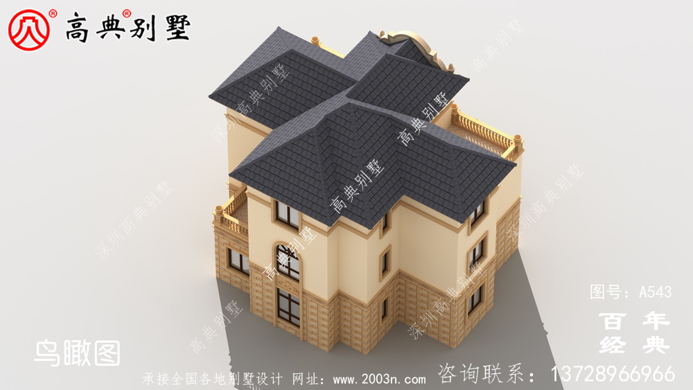 三層帶車庫別墅圖紙_別墅設計圖紙,新農村別墅,農村自建房設計