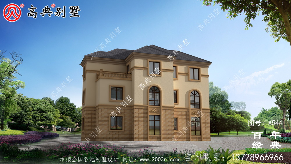 三層新農村住宅設計_別墅設計圖紙,新農村別墅,農村自建房設計
