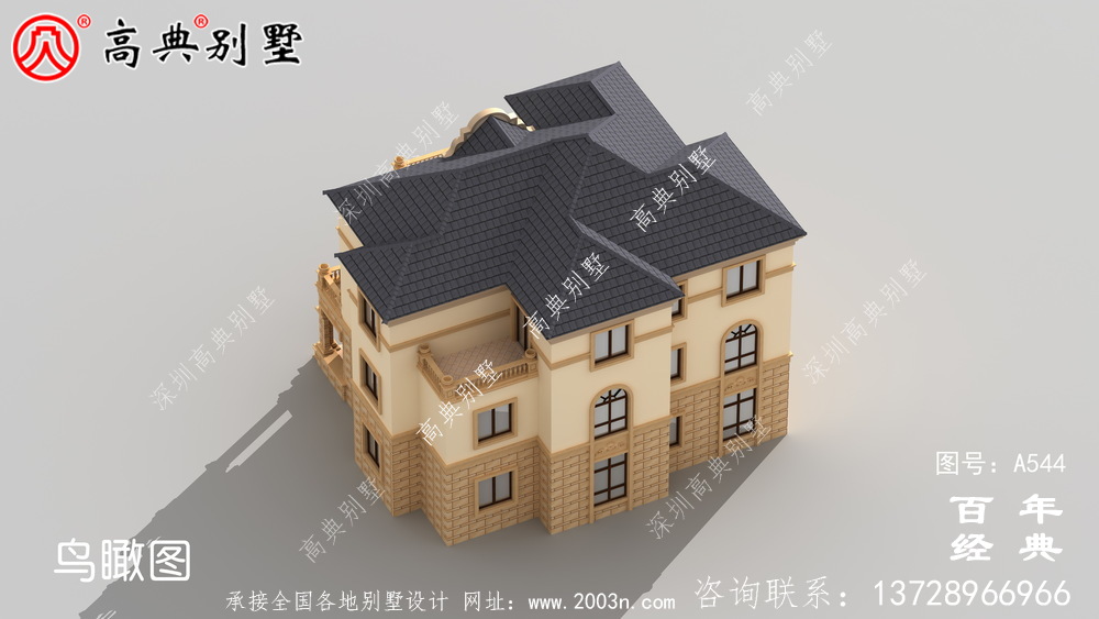 三層新農村住宅設計_別墅設計圖紙,新農村別墅,農村自建房設計