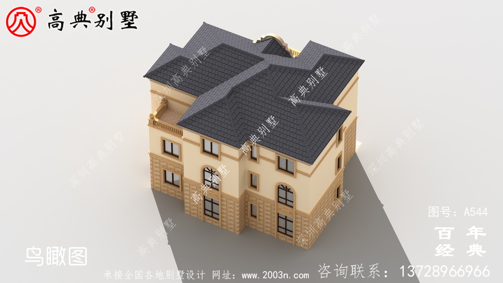 三層新農村住宅設計_別墅設計圖紙,新農村別墅,農村自建房設計