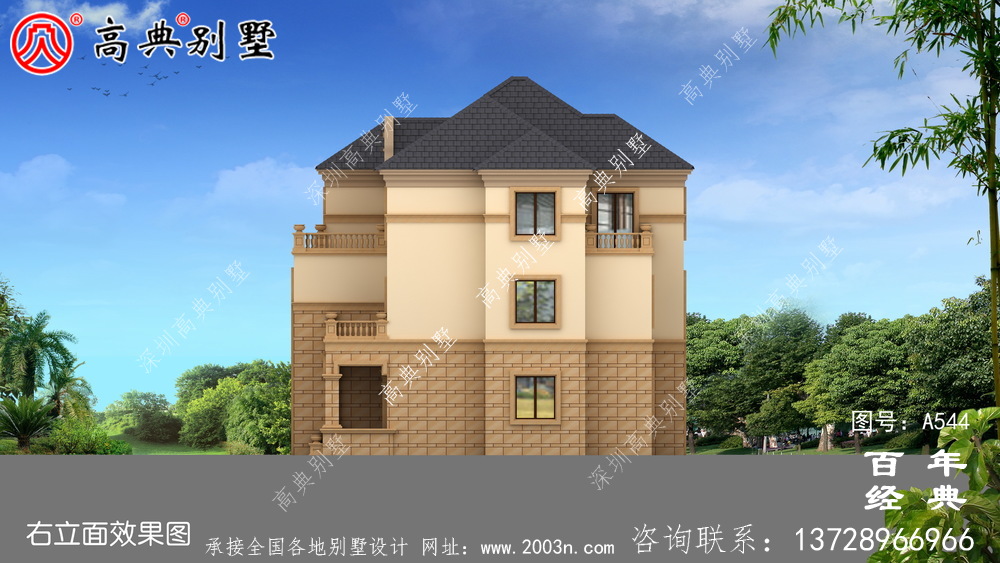 三層新農村住宅設計_別墅設計圖紙,新農村別墅,農村自建房設計