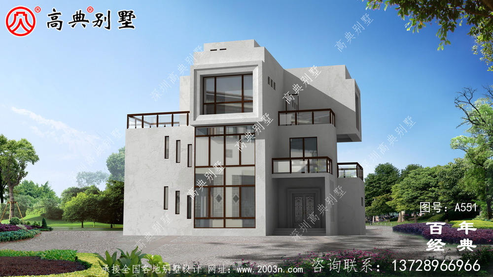 三层现代式别墅设计_别墅设计图纸,新农村别墅,农村自建房设计 三层现代式别墅设计_别墅设计图纸,新农村别墅,农村自建房设计