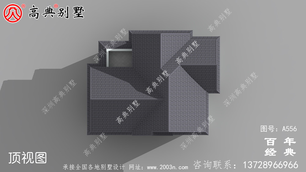 兩層別墅施工圖帶效果圖_別墅設計圖紙,新農村別墅,農村自建房設計