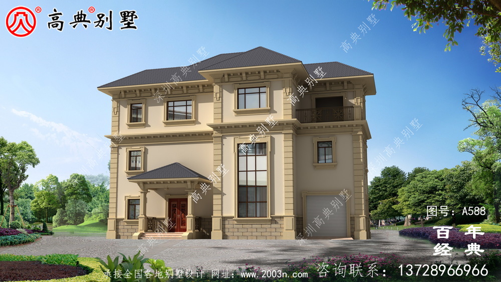 三层框架结构别墅设计图纸_别墅设计图纸,新农村别墅,农村自建设计