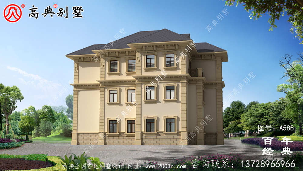 三层框架结构别墅设计图纸_别墅设计图纸,新农村别墅,农村自建设计