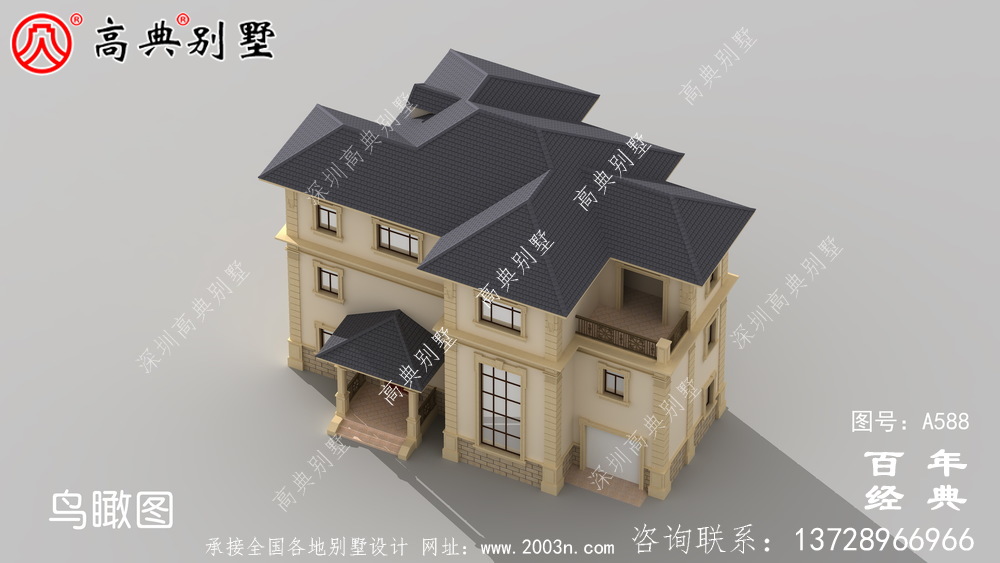 三层框架结构别墅设计图纸_别墅设计图纸,新农村别墅,农村自建设计