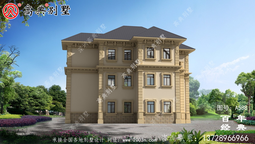 三层框架结构别墅设计图纸_别墅设计图纸,新农村别墅,农村自建设计