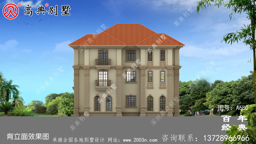 新农村建设三层农村自建房小别墅设计图纸_乡村三层别墅设计