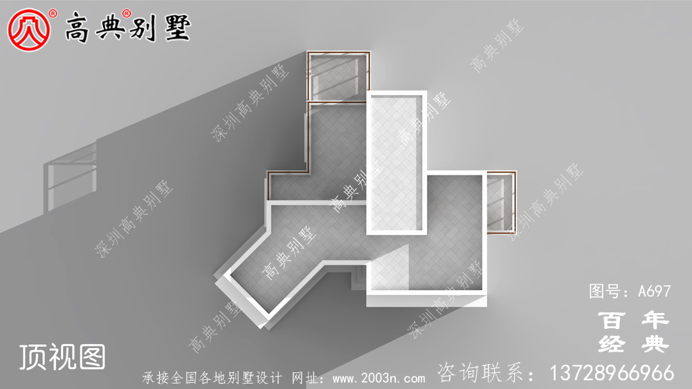 三層現代實用小別墅設計圖_現代三層住宅設計