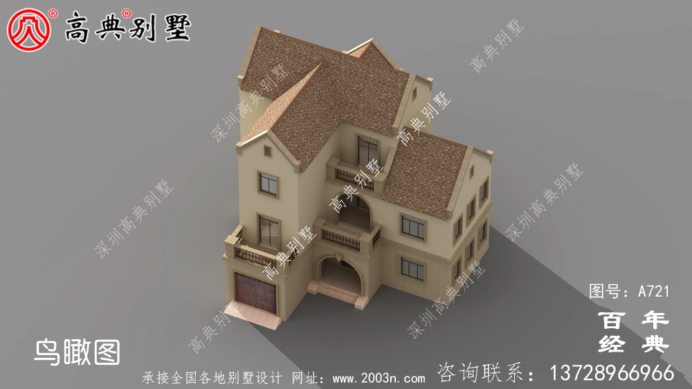 新農(nóng)村建設(shè)三層帶停車(chē)位鄉(xiāng)村別墅設(shè)計(jì)圖紙_三層別墅設(shè)計(jì)