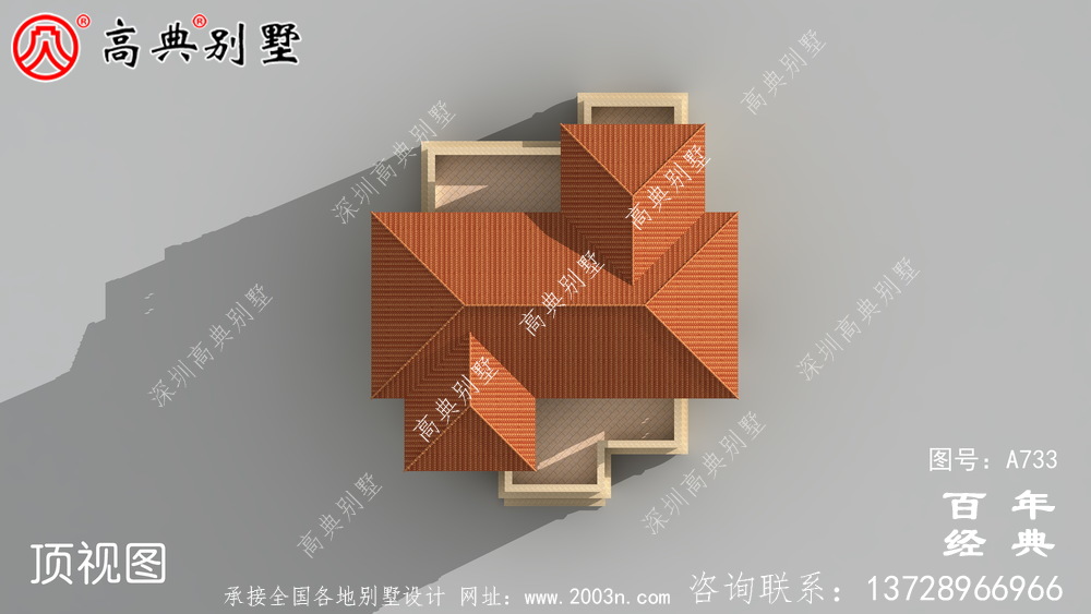 二层欧式古典别墅设计图纸及设计效果图_双层别墅设计图纸