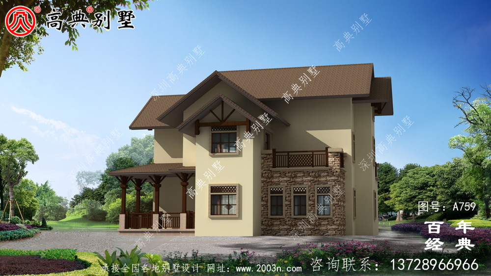 新農村建設三層別墅整套工程圖紙_別墅設計圖紙