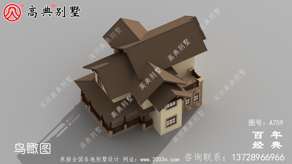新農村建設三層別墅整套工程圖紙_別墅設計圖紙