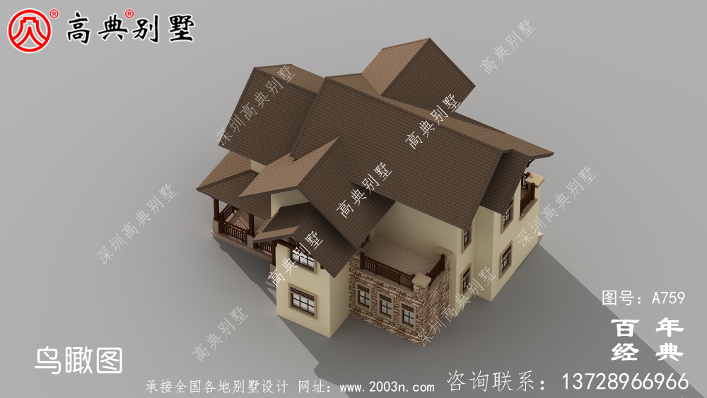 新農村建設三層別墅整套工程圖紙_別墅設計圖紙