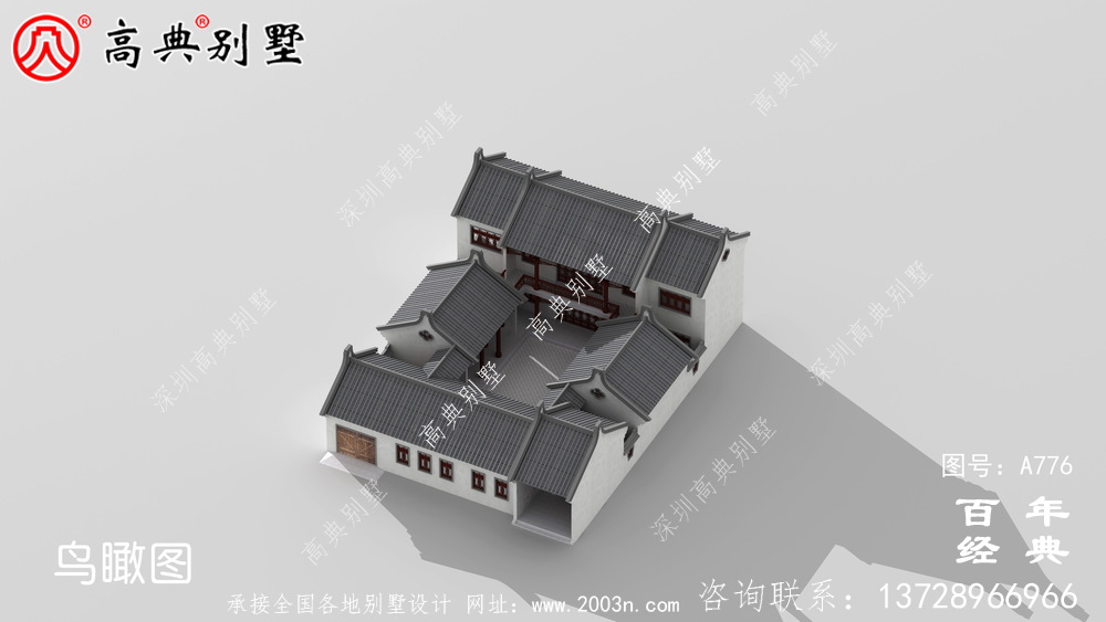中式豪华别墅外观设计图纸_农村二层别墅图纸 中式豪华别墅外观设计图纸_农村二层别墅图纸