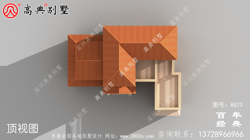 歐式豪華別墅帶車庫設計施工圖和效果圖的三層歐洲別墅_三層別墅設計圖