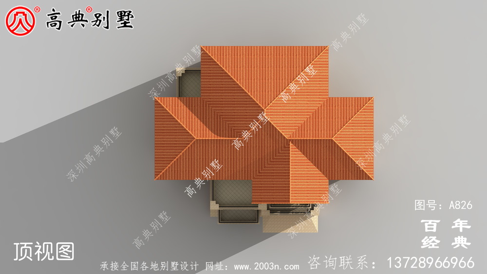 歐式三層別墅帶露臺(tái)設(shè)計(jì)圖紙_三層別墅外觀效果圖