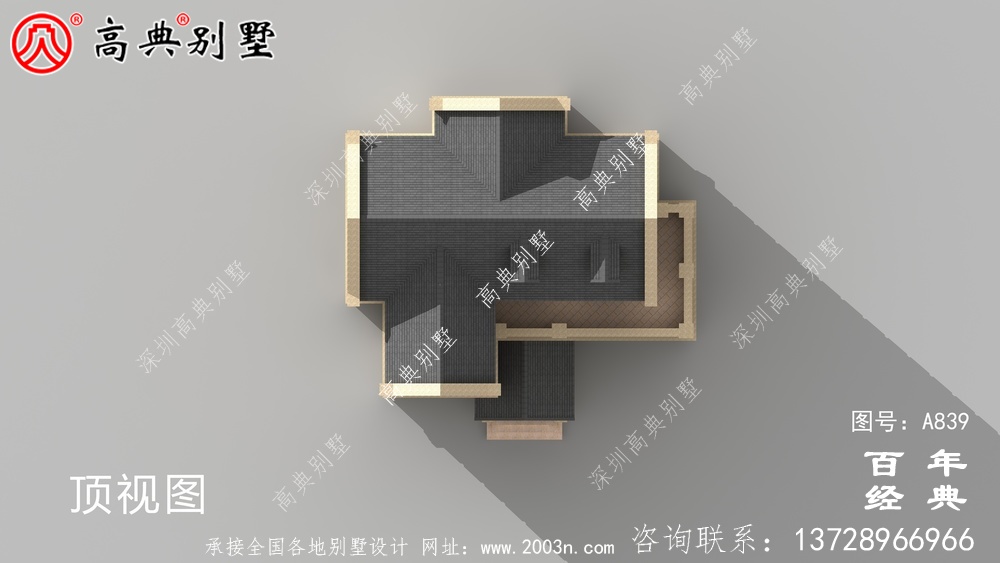 歐式奢華的三層別墅設計工程圖紙_三層別墅設計效果圖
