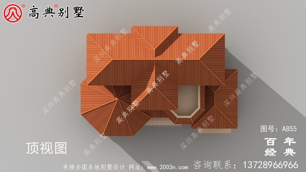 歐式奢華三層自建房設計圖紙_三層房屋設計圖施工圖紙