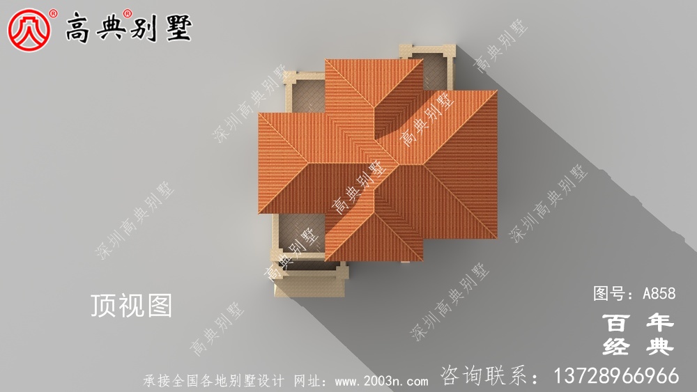 歐式四層帶車庫別墅設計圖紙_四層別墅設計效果圖