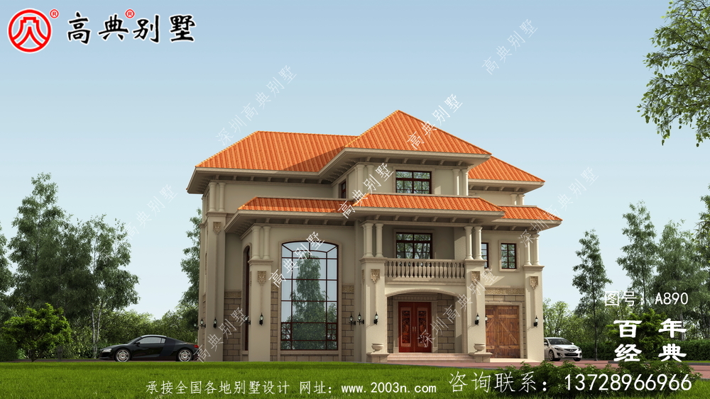 欧式古典复式三层带露台别墅设计图纸及设计效果图_乡村三层别墅设计 欧式古典复式三层带露台别墅设计图纸及设计效果图_乡村三层别墅设计