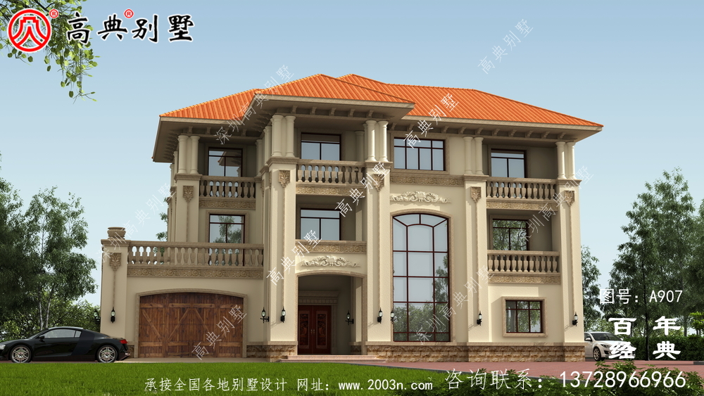 乡村上三层别墅自建房设计图纸及效果图_农村住宅设计图纸 乡村上三层别墅自建房设计图纸及效果图_农村住宅设计图纸