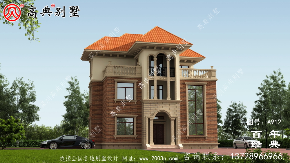 三层带阳台复式别墅设计工程图纸_三层欧式别墅设计图纸 三层带阳台复式别墅设计工程图纸_三层欧式别墅设计图纸