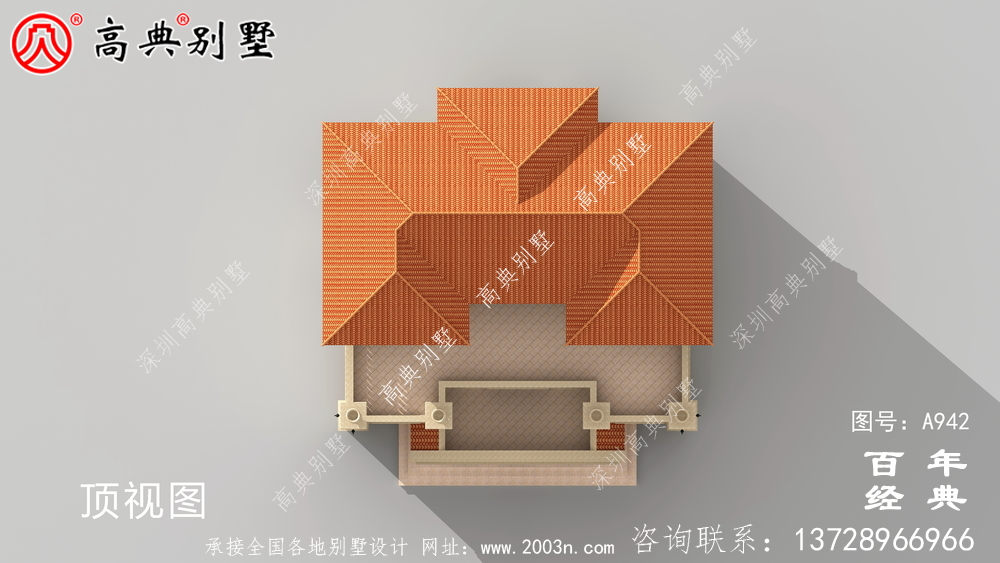 欧式豪华复式四层别墅设计效果图及施工图纸_欧式豪华四层别墅