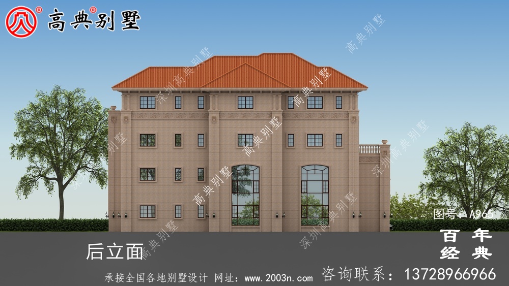 歐式高檔四層復(fù)式別墅設(shè)計(jì)圖紙及效果圖_四層別墅設(shè)計(jì)圖