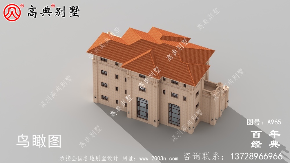 歐式高檔四層復(fù)式別墅設(shè)計(jì)圖紙及效果圖_四層別墅設(shè)計(jì)圖