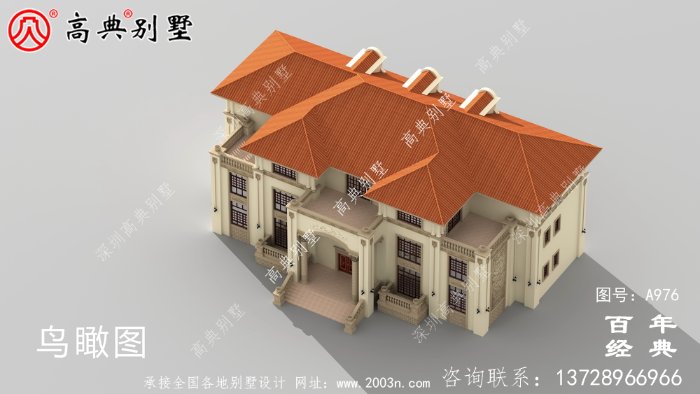三层豪华欧式别墅设计图及效果图_三层农村别墅设计图