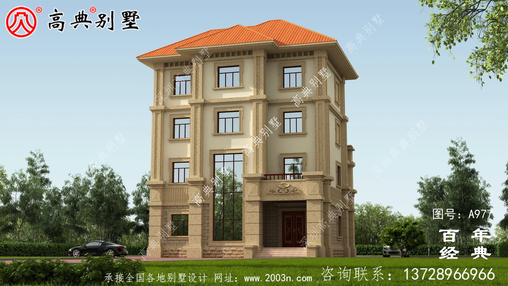 新農(nóng)村建設(shè)四層別墅設(shè)計(jì)圖紙及效果圖_鄉(xiāng)村四層別墅室內(nèi)設(shè)計(jì)